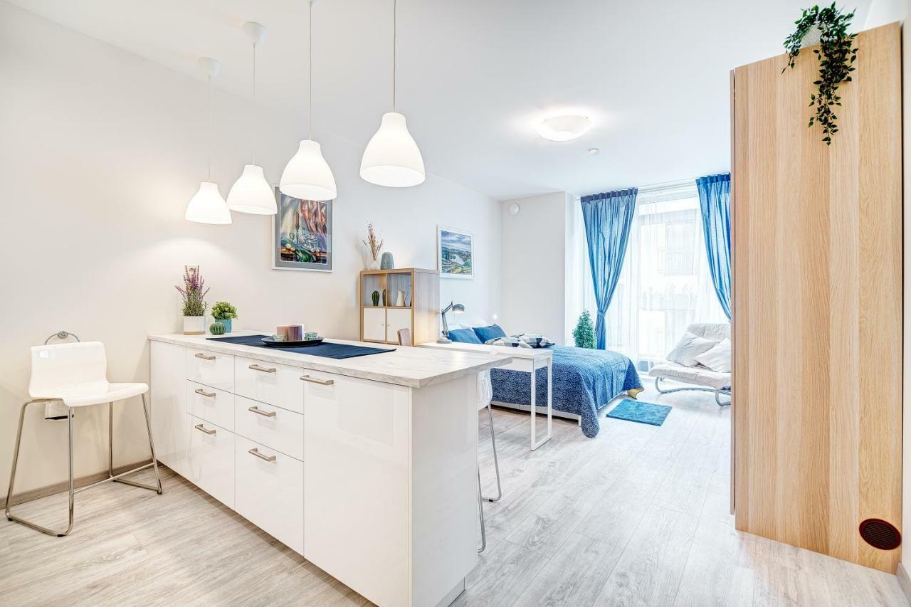 Happy Inn Studio Historic Center, Self Check-In, Ac, Parking In The Undergrnd Garage, VNO Exterior foto
